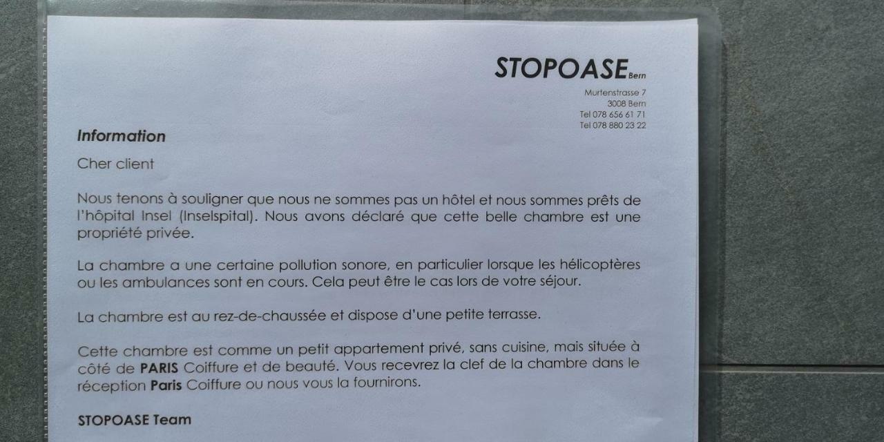 Stopoase Berna Exterior foto